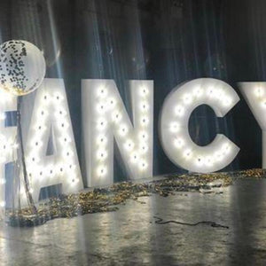 Giant foam letters